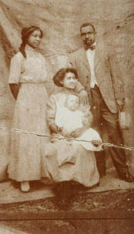 Zora Neale Hurston (left) in her earliest known Photograph. Photo from Speak, So You Can Speak Again: The Life of Zora Neale Hurston, Doubleday, 2004.